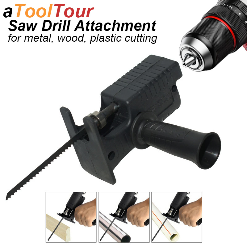 Reciprocating Saw Attachment Drill - 리사이클 톱 어댑터 전동 드릴 부착물