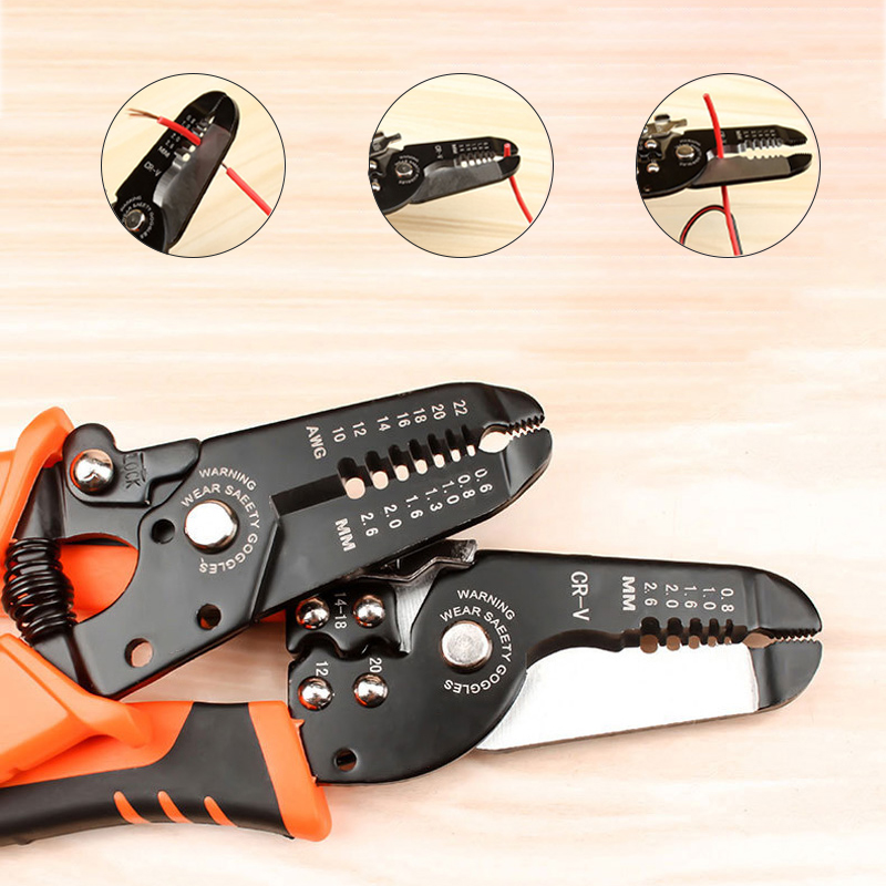 Automatic Wire Stripper Cutter - 다기능 링 크림핑 플라이어 와이어 스트리퍼,