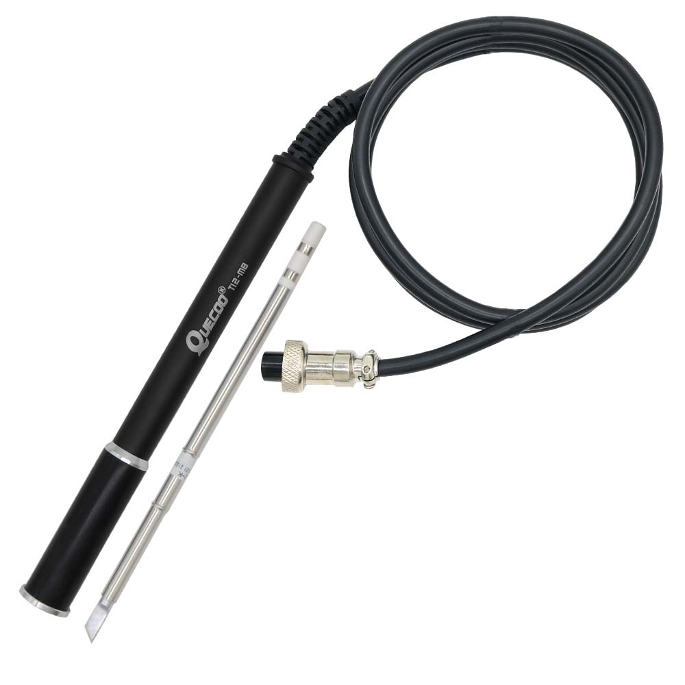 Digital Soldering Station T12 - T12-M8 알루미늄 합금 블랙 핸들, OLED/LED