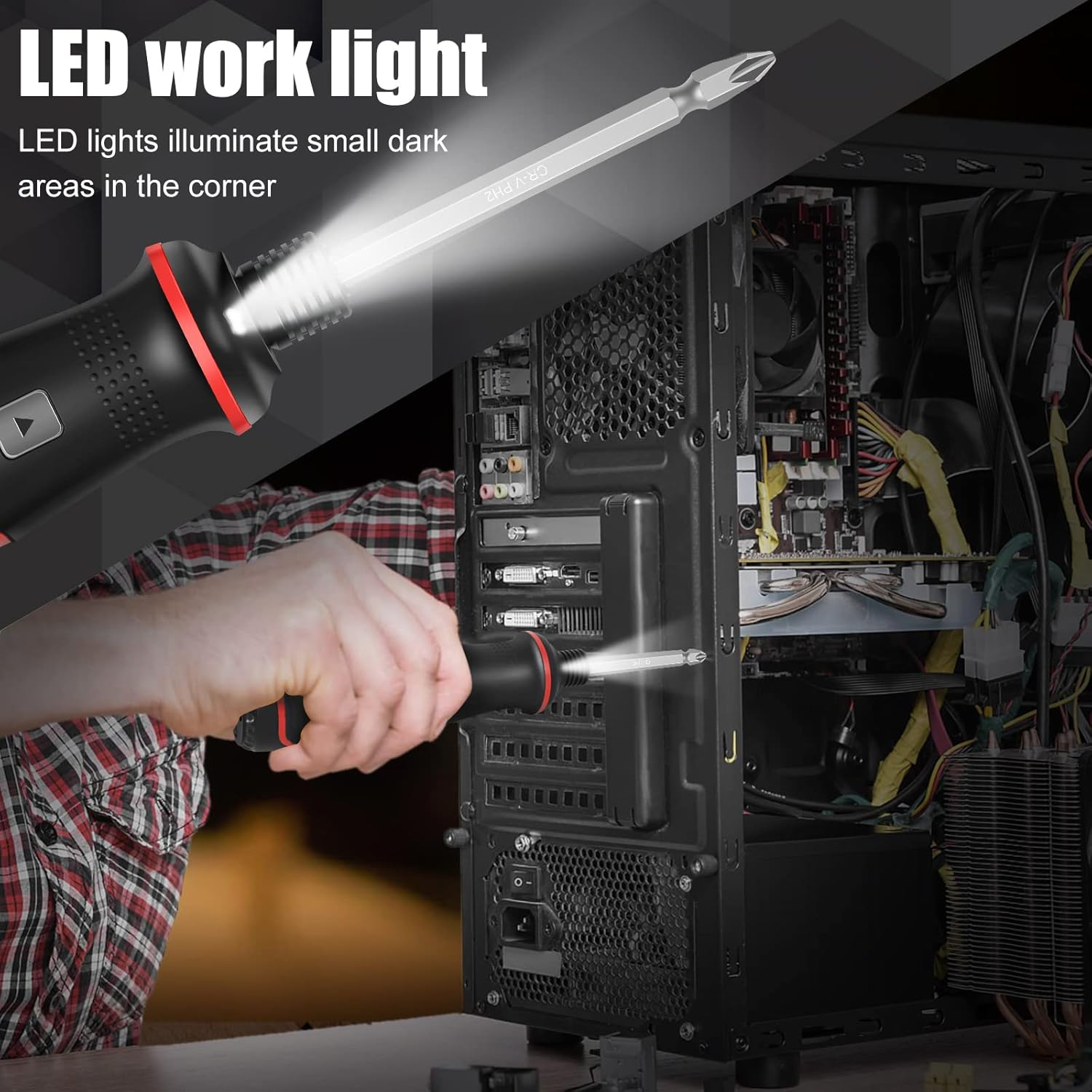 충전식 3.7V 무선 스크루드라이버, 배터리 전원 스크 - Electric Screwdriver Rechargeable Usb 리뷰 및 가격