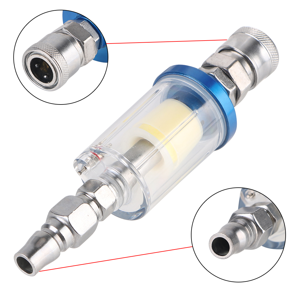 클리어 워터 트랩 에어 브러시 키트 필터 페인팅 1/4 - Airbrush Kit With Mini Compressor 리뷰 및 가격