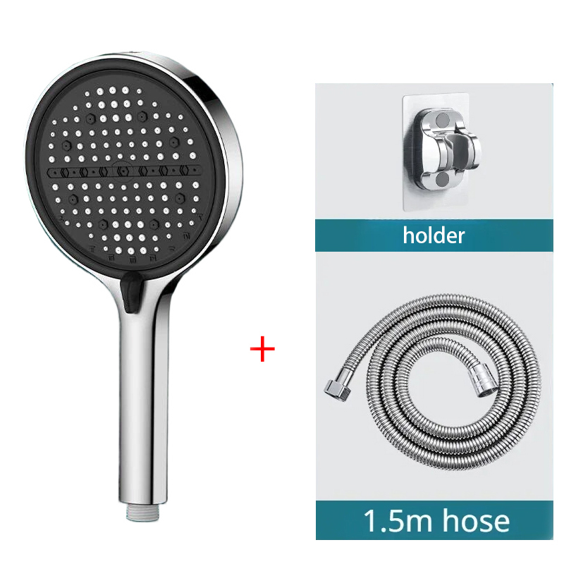 3pcs 욕실 샤워 헤드 실버 8단계 조절 가능 고압  - Plumbing 리뷰 및 가격