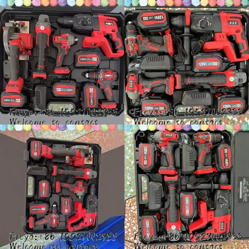 브러시리스 전동공구 4종 다기능 세트 리튬 배터리 임팩 - Brushless Angle Grinder Battery Powered 리뷰 및 가격