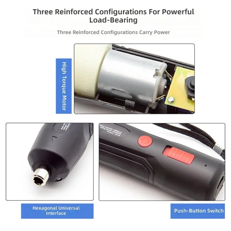 소규모 프로젝트를 위한 LED 작업등과 버튼 작동 기능 - Electric Screwdriver Rechargeable Usb 리뷰 및 가격