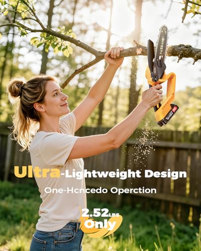 2-in-1 무선 폴쏘 & 6인치 미니 전기톱, 21V - Mini Electric Chainsaw 6 Inch 리뷰 및 가격