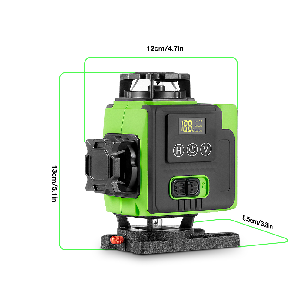 4D 16라인 레이저 레벨, 자동 수평 조절 360도  - Laser Level 16 Lines 4D Green 리뷰 및 가격