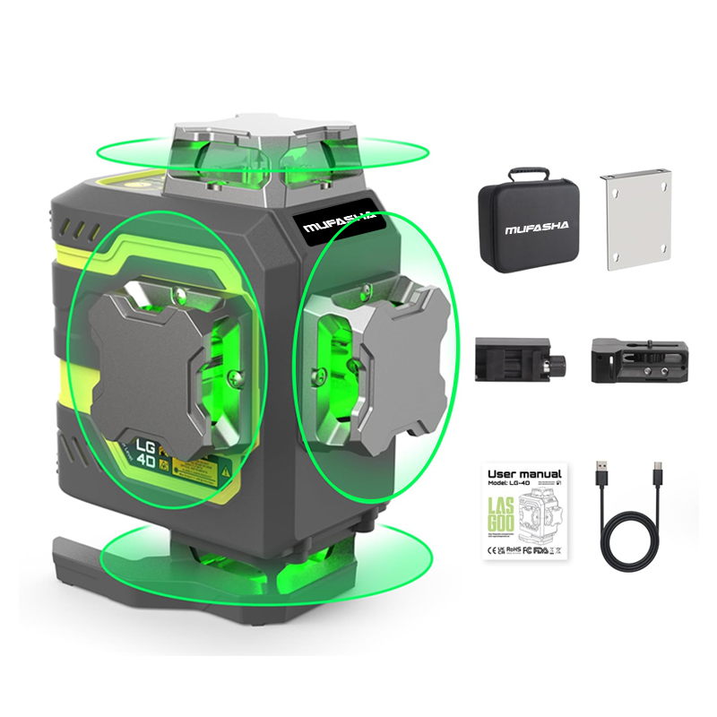 16라인 레이저 레벨 360 자동 수평 조절 4x360 - Laser Level 16 Lines 4D Green 리뷰 및 가격