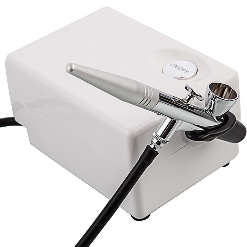 케이크 매니큐어를위한 휴대용 BT16 분무기 메이크업  - Airbrush Kit With Mini Compressor 리뷰 및 가격