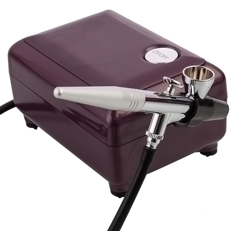 케이크 매니큐어를위한 휴대용 BT16 분무기 메이크업  - Airbrush Kit With Mini Compressor 리뷰 및 가격
