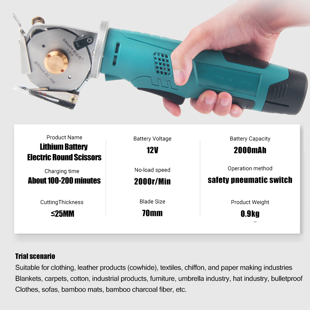 전기 원형 가위 무선 전기 로터리 원단 커터, 적합한  - Cordless Rotary Tool Kit Accessories 리뷰 및 가격