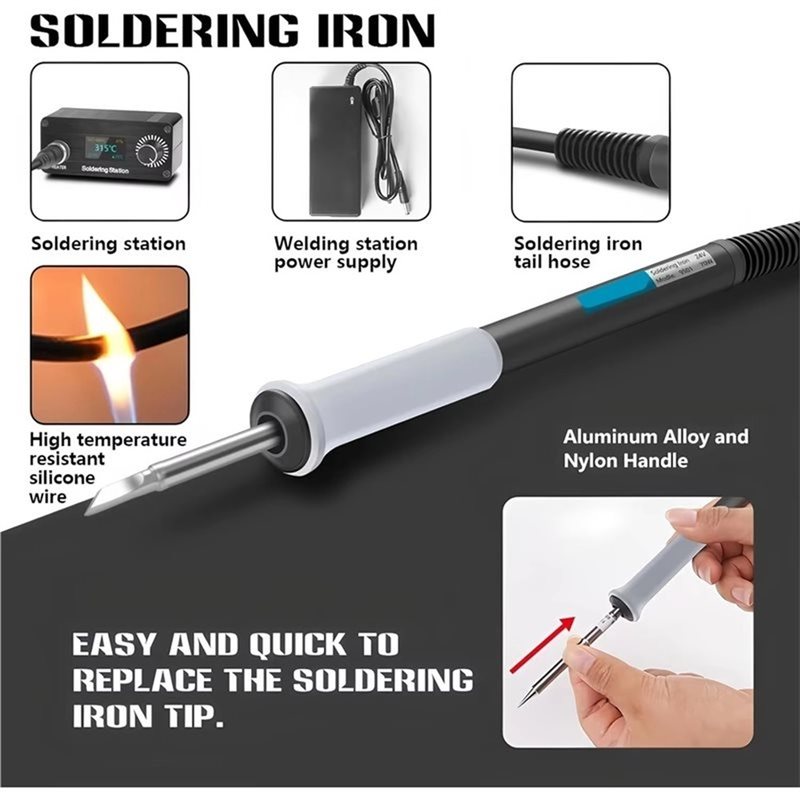 B03C-T12 디지털 납땜 스테이션 OLED 디스플레 - Digital Soldering Station T12 리뷰 및 가격