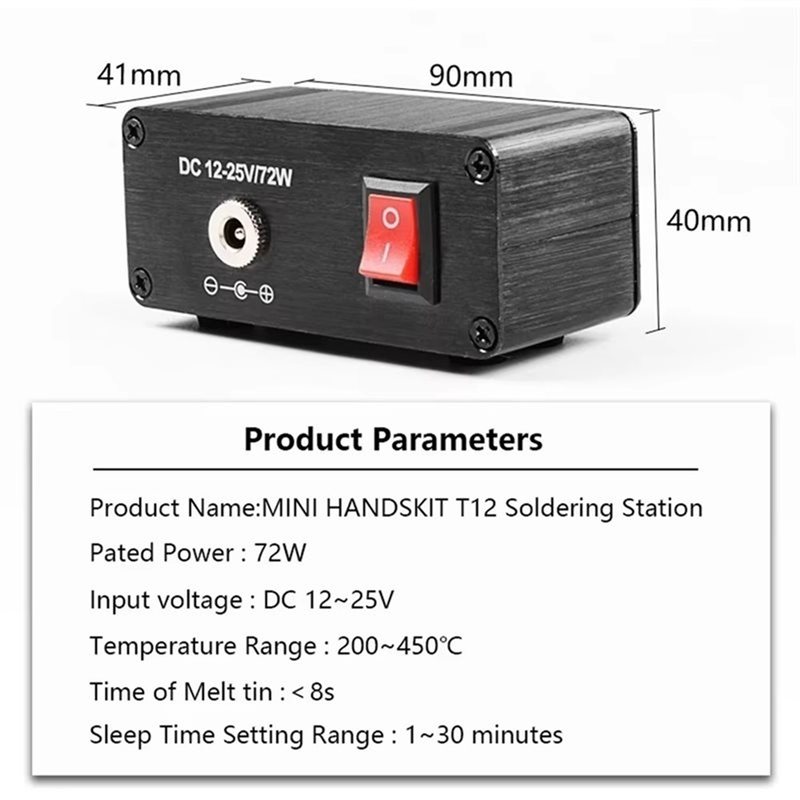 B03C-T12 디지털 납땜 스테이션 OLED 디스플레 - Digital Soldering Station T12 리뷰 및 가격